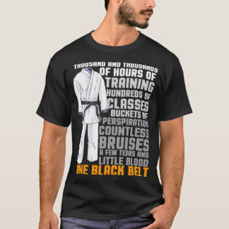 One Black Belt Martial Arts Trainer Student Coach T-Shirt