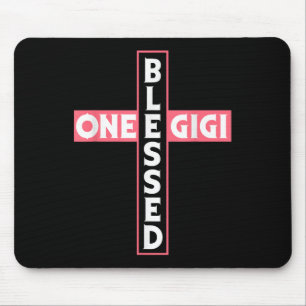 One Blessed Grandma Nonna Gigi Granny Nana Mama Je Mouse Pad
