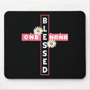 One Blessed Grandma Nonna Gigi Granny Nana Mama Je Mouse Pad