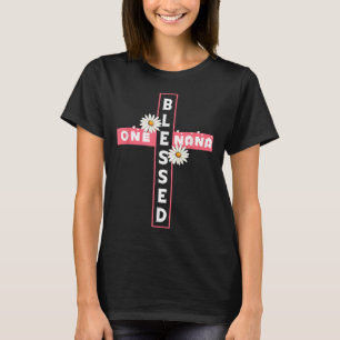 One Blessed Grandma Nonna Gigi Granny Nana Mama Je T-Shirt
