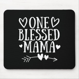 One blessed mama mothers day heart arrow grandma mouse pad
