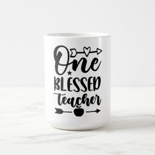 One Blessed Teacher Coffee Mug