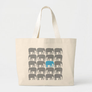 One Blue Elephant in the Herd Bag