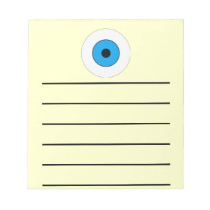 One Blue Eye Notepad