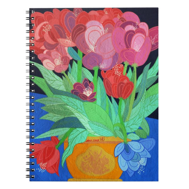 One Blue Tulip Notebook (Front)