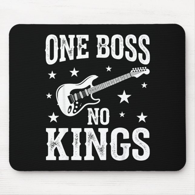 One boss no kings  mouse pad (Front)