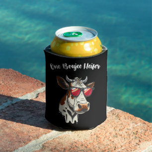 One Boujee Heifer Funny Cow Vintage Retro Can Cooler