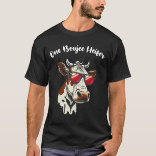One Boujee Heifer Funny Cow Vintage Retro T-Shirt