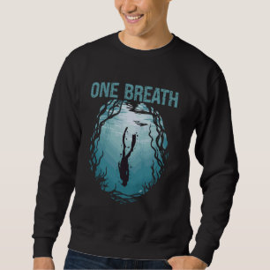 One Breath Freediving Enthusiast Sweatshirt