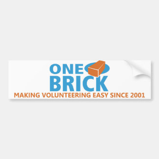 One Brick Bumper Sticker