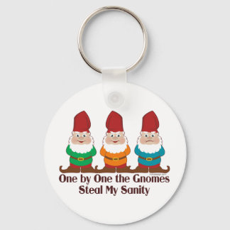 One By One The Gnomes Key Ring