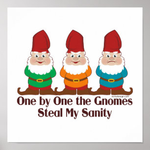 One By One The Gnomes Posters