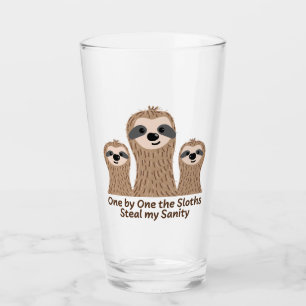 One by One the Sloths Steal my Sanity Glass