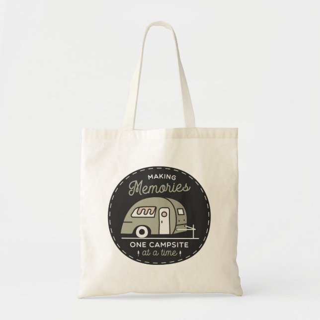 One Campsite at a Time Tote Bag (Front)