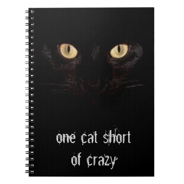 one cat short notebook (Front)