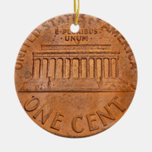 one cent christmas ornament