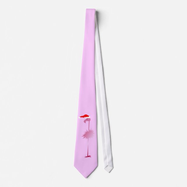 *One Christmas Flamingo Tie (Front)