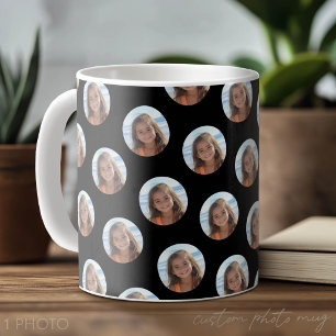 One Circle Photo with Black Coffee Mug