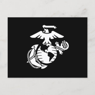 One-Colour EGA - White Holiday Postcard