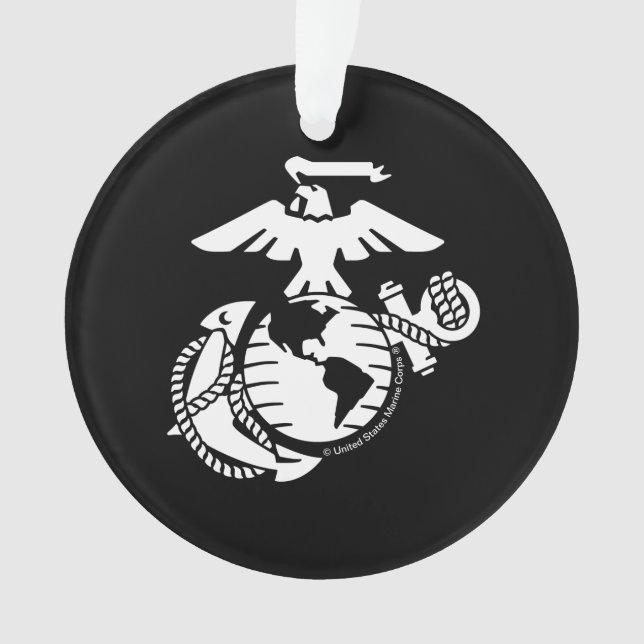 One-Colour EGA - White Ornament (Front)