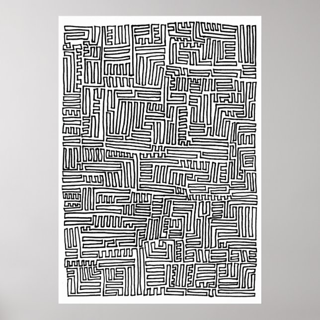 One-Continuous-Line Poster (Front)