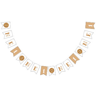 One Cookie Baby 1st Birthday Bunting