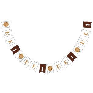One Cookie Baby First Birthday Bunting