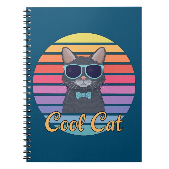 One Cool Cat Notebook (Front)