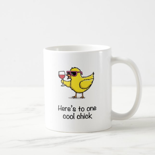 One Cool Chick Coffee Mug (Right)
