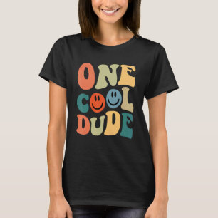 One Cool Dude 1st Birthday For Boys Retro T-Shirt
