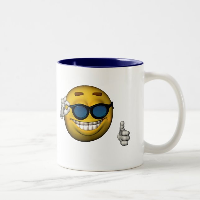 One Cool Dude Two-Tone Coffee Mug (Right)