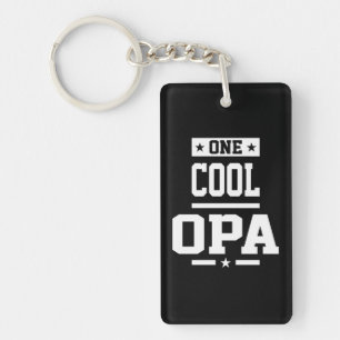 One Cool Opa T-shirt Gift Key Ring