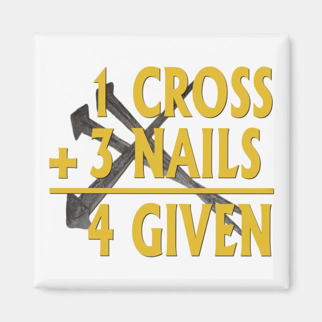 ONE CROSS MAGNET (Front)