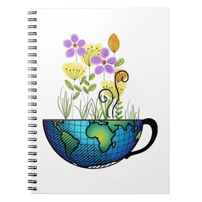 One Cup World Notebook (Front)