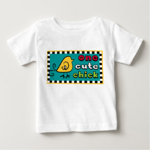 One Cute Chick Baby TShirt