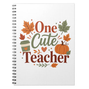 One Cute Teacher Thanksgiving Notebook
