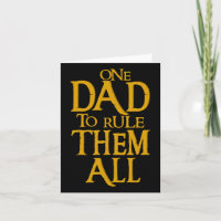 One Dad To Rule Them All Geek Dad Father's Day Gif
