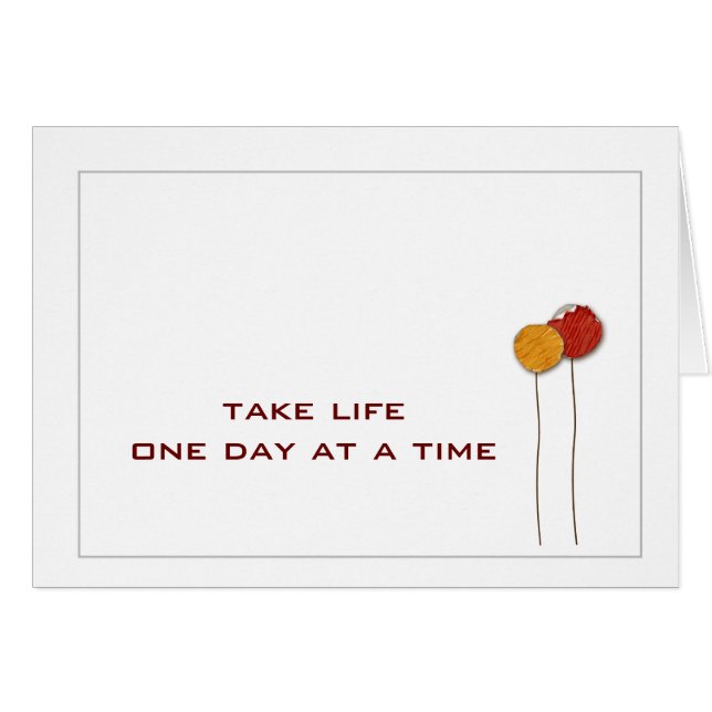 One day at a time (Front Horizontal)