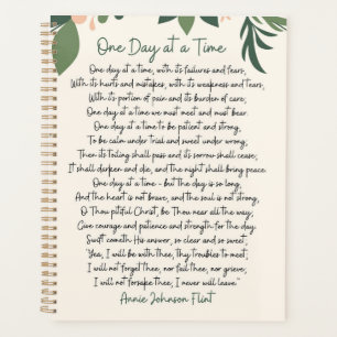 One Day At A Time Annie Johnson Flint Postcard Planner