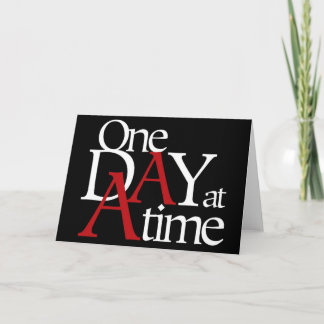One Day at a Time Card