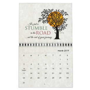 One Day at a Time Inspirational Recovery Quotes Calendar