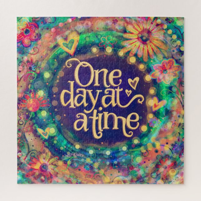 ‘One Day at a Time’ Inspirivity Jigsaw Puzzle (Vertical)