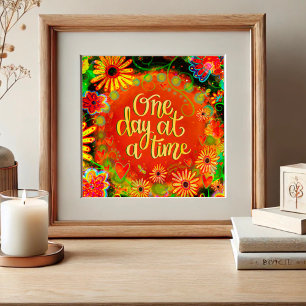 ”One Day at a Time” Inspirivity Poster