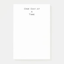 One Day at a Time Post-It Notes