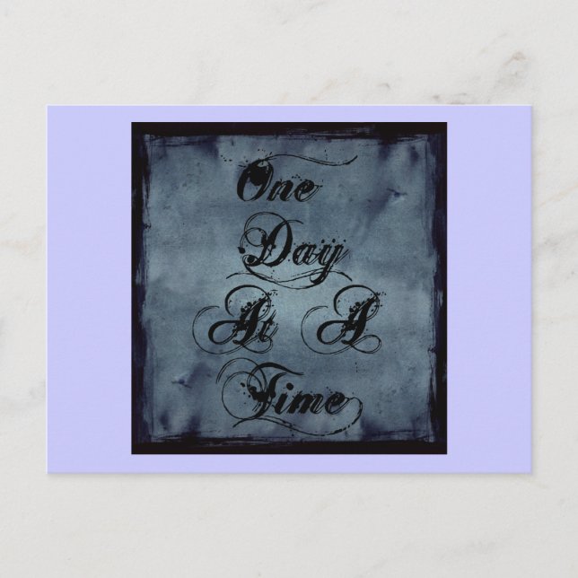 One Day at a Time Postcard (Front)