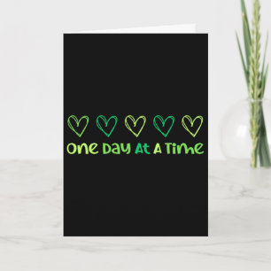 One Day At A Time , Small, Black Card