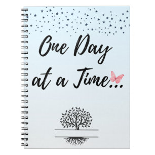 One Day at a Time Spiral Notebook – Mental Wellnes
