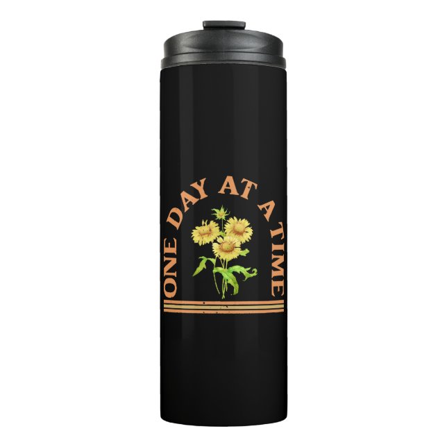 One Day At A Time Thermal Tumbler (Front)