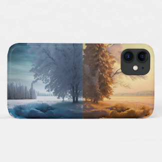 One day in winter iPhone 11 case
