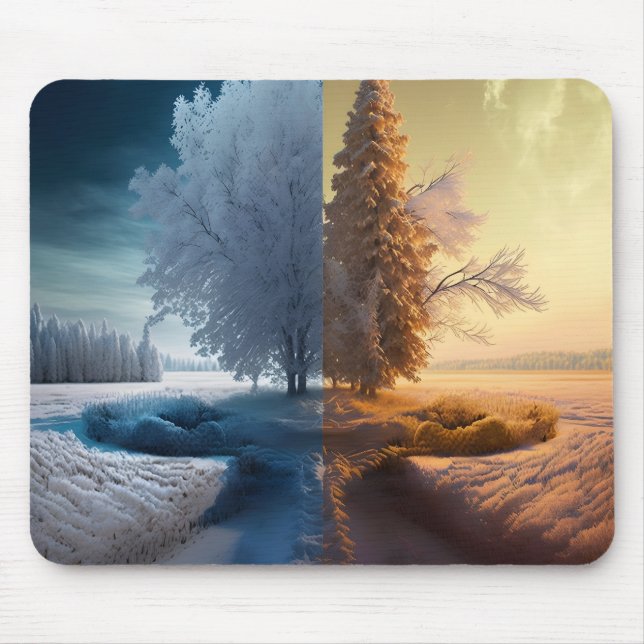 One day in winter mouse pad (Front)